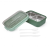 Lunch box Fissman 800 ml z 2 komorami i stalowym pojemnikiem